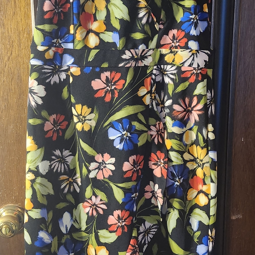 Shelby & Palmer Black Floral Dress